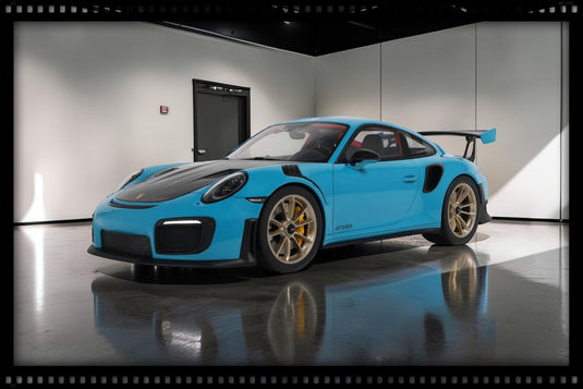 PORSCHE 911 [991.2] GT2 RS MIAMI BLUE 2018 GT SPIRIT 1:12