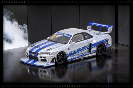 NISSAN SKYLINE GTR (ER34) LB SUPER SILHOUETTE MGMINI SEMA SHOW 2025 TARMAC WORKS 1:64