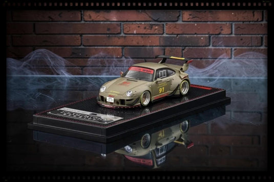 PORSCHE RWB 993 VERT MAT IGNITION MODEL 1:64