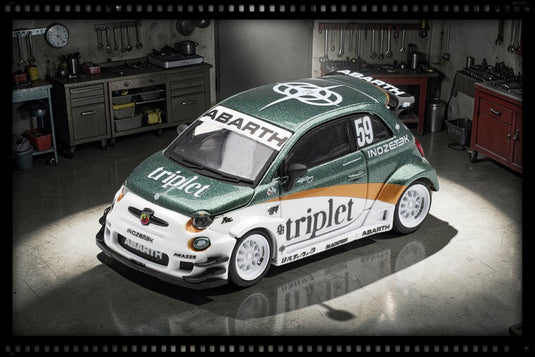 ‼️SPECIAL EDITION‼️FIAT 595 ABARTH LB-WORKS TY EDITION 2026 (RHD) MINI GT 1:64