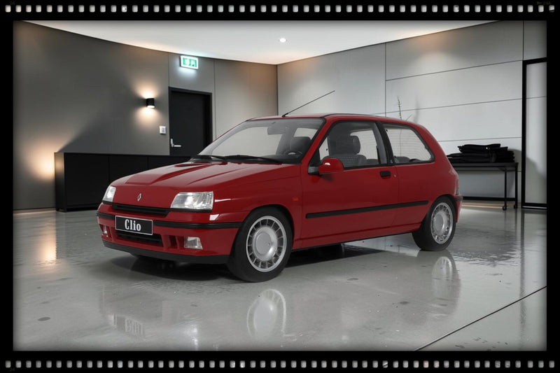 Laad de afbeelding in de Gallery-viewer, RENAULT CLIO 16S ROOD 1991 GT SPIRIT 1:8
