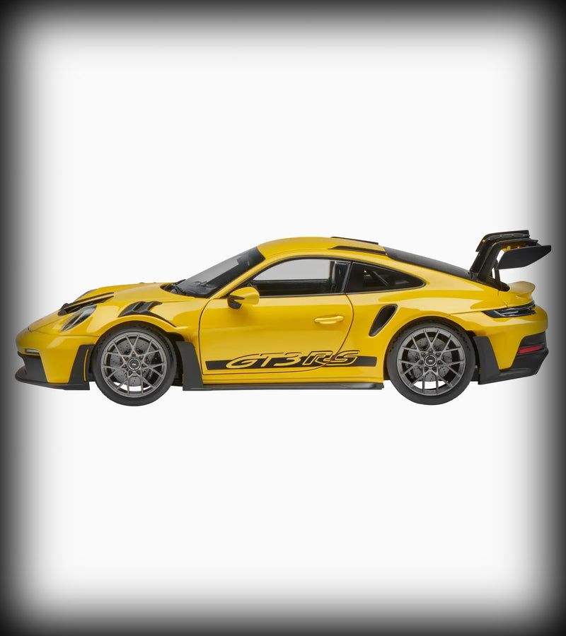 Load image into Gallery viewer, Porsche 911 GT3 RS (992) Yellow - LIMITED EDITION -  PORSCHE DEALERMODEL 1:18
