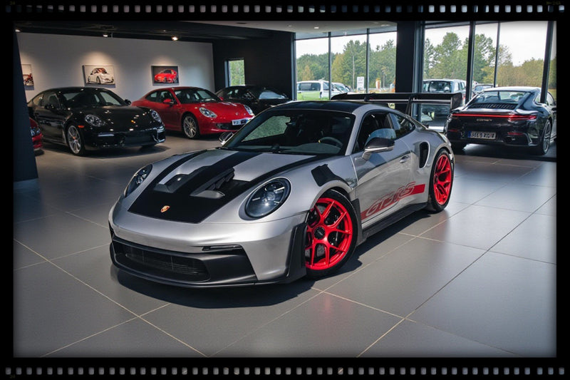 Load image into Gallery viewer, PORSCHE 911 [992.1] GT3 RS SILVER 2022 GT SPIRIT 1:8
