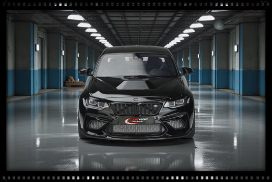 Bmw M2 COMPETITION BY LIGHTWEIGHT PERFORMANCE BLACK 2021 GT SPIRIT 1:18