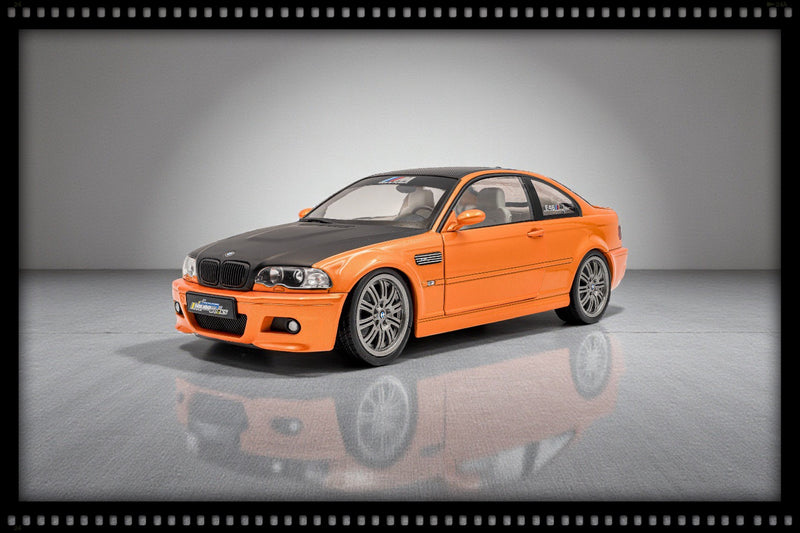 Load image into Gallery viewer, Bmw E46 M3 COUPE SOLIDO WORKS ORANGE 2000 SOLIDO 1:18
