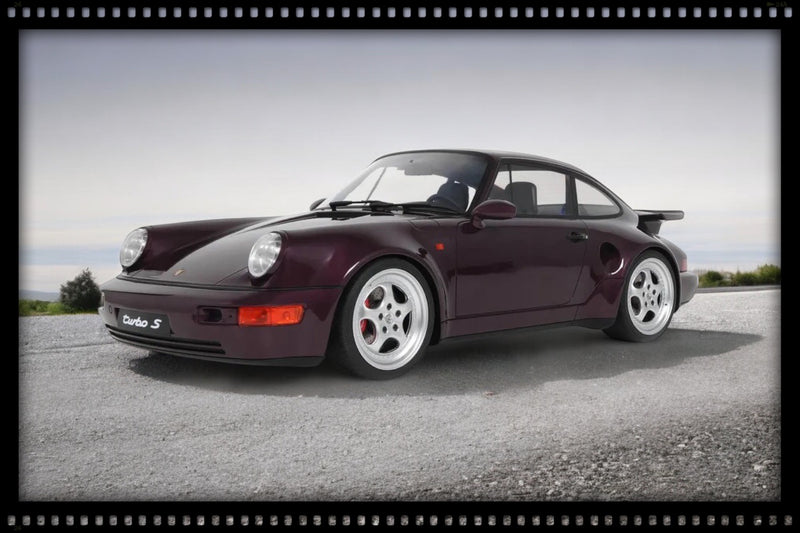 Load image into Gallery viewer, PORSCHE 911 (964) TURBO S PURPLE 1992 GT SPIRIT 1:12
