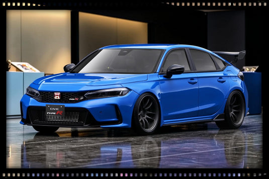 HONDA CIVIC TYPE-R J'S RACING (FL5) BLUE IGNITION MODEL 1:18