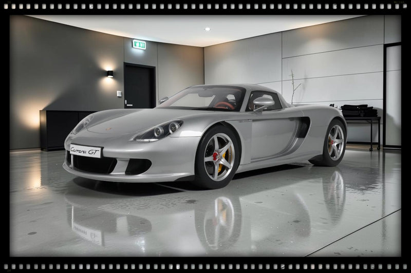 Load image into Gallery viewer, PORSCHE CARRERA GT SILVER 2003 GT SPIRIT 1:8
