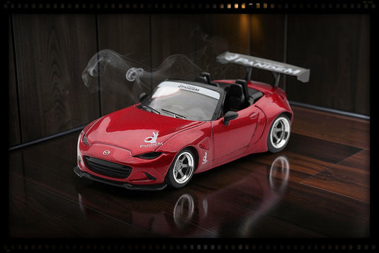 MAZDA MX-5 (ND) PANDEM KODO RED 2015 ‼️ENKEL IN BLISTERVERPAKKING - ⭐️ 1 CHASE GEGARANDEERD PER MASTER CASE VAN 24 STUKS⭐️ - VERZEKER JOUW CHASE DOOR EEN VOLLEDIGE MASTER CASE TE BESTELLEN‼️ MINI GT 1:64