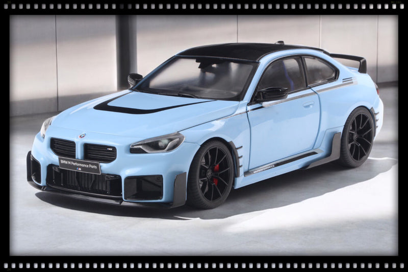 Load image into Gallery viewer, Bmw M2 (G87) PERFORMANCE PARTS ZANDVOORT BLUE 2024 SOLIDO 1:18
