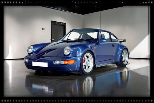 PORSCHE 911 (964) 3.6 TURBO COBALT BLUE 1993 GT SPIRIT 1:12