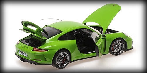 Load image into Gallery viewer, Porsche 911 (991) GT3 2018 Shmee 150 Green MINICHAMPS 1:18
