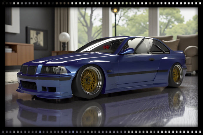 Bmw M3 COUPE PANDEM BLUE ESTORIL 1990 SOLIDO 1:18