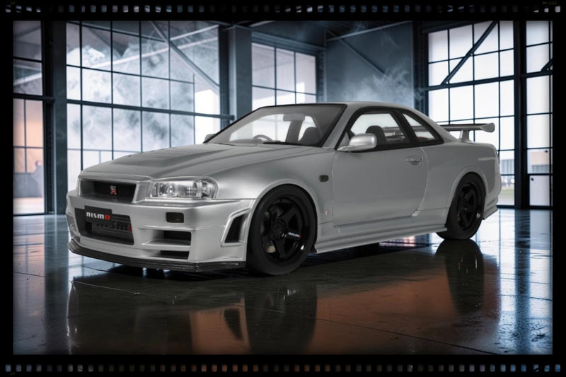 Load image into Gallery viewer, NISMO R34GT-R Z-TUNE SPECIAL SILVER 2005 GT SPIRIT 1:8
