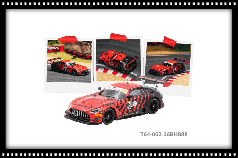 Chargez l'image dans la visionneuse de la galerie, MERCEDES-BENZ AMG GT GT3 #888 MARO ENGEL BATHURST 12H 2026 TARMAC WORKS 1:64
