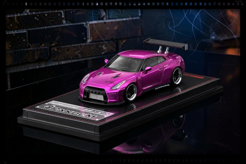 Laad de afbeelding in de Gallery-viewer, NISSAN PANDEM R35 GT-R ROOS METALLIC IGNITION MODEL 1:64

