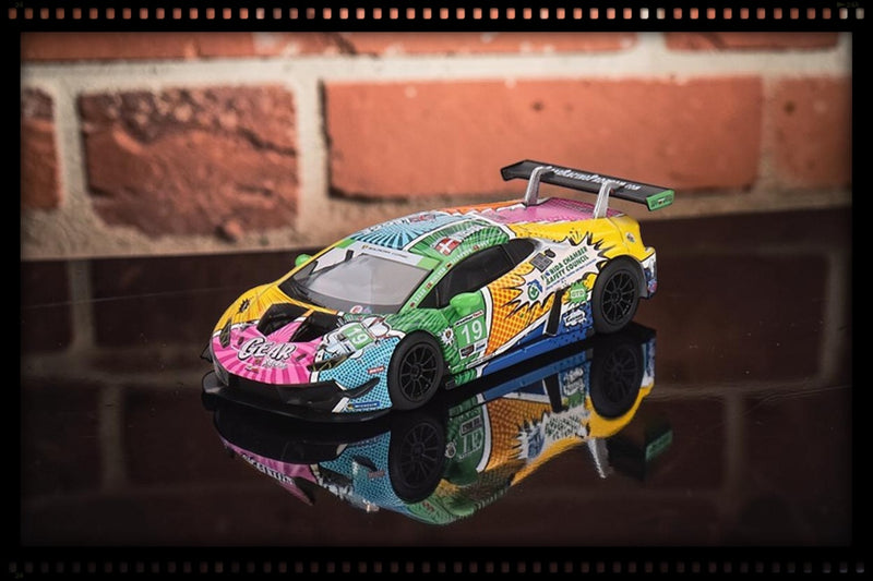 Load image into Gallery viewer, LAMBORGHINI HURACAN GT3 EVO #19 GEAR RACING 2020 IMSA DAYTONA 24H MINI GT 1:64
