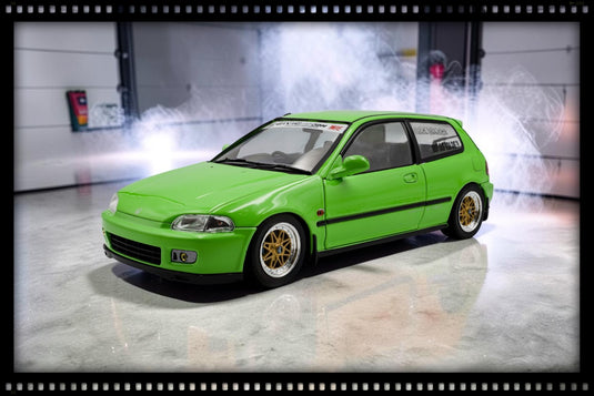HONDA CIVIC (EG6) SOLIDO WORKS NEON VERT 1991 SOLIDO 1:18