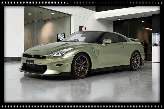 NISSAN GT-R (R35) PREMIUM EDITION T-SPEC MILLENNIUM JADE 2024 GT SPIRIT 1:18
