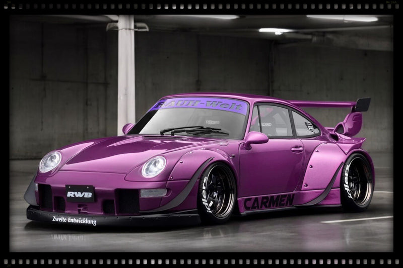 Load image into Gallery viewer, Porsche RWB 993 Purple IGNITION MODEL 1:18
