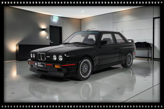 BMW M3 SPORT EVOLUTION BLACK II 1990 GT SPIRIT 1:8