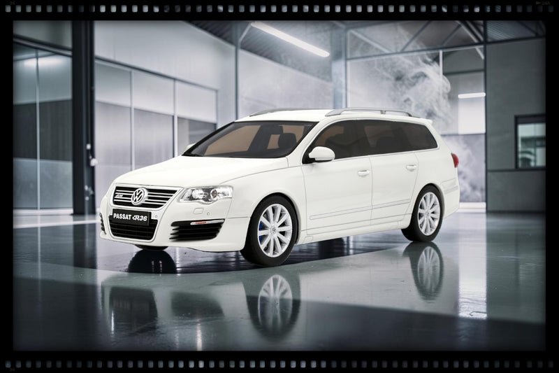 Laad de afbeelding in de Gallery-viewer, VOLKSWAGEN PASSAT (B6) R36 VARIANT WIT 2008 OTTOmobile 1:18
