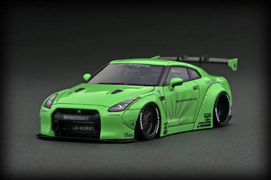 Nissan LB-Works GT-R (R35) GREEN IGNITION MODEL 1:43