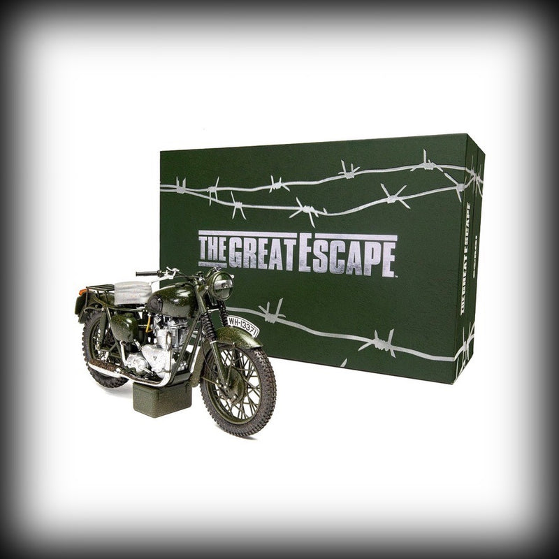 Load image into Gallery viewer, TRIUMPH TR6 TROPHY THE GREAT ESCAPE MOVIE CORGI 1:12
