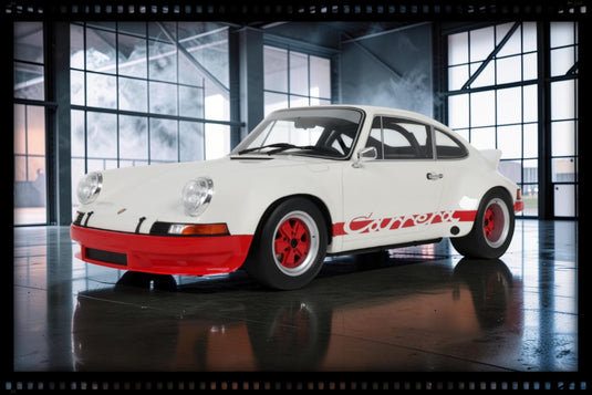 PORSCHE 911 2.8 RSR GRAND PRIX BLANC 1973 GT SPIRIT 1:12