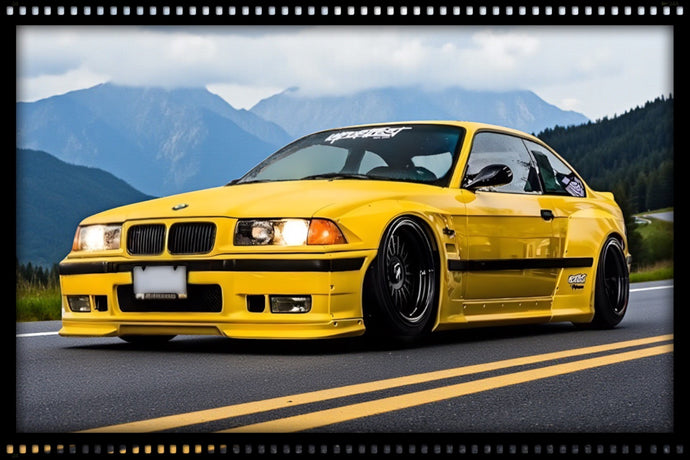 Bmw M3 COUPE PANDEM SUN YELLOW 1990 SOLIDO 1:18