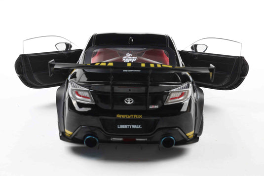 Toyota GR86 LIBERTY WALK BODY KIT BLACK & GOLD 2024 SOLIDO 1:18