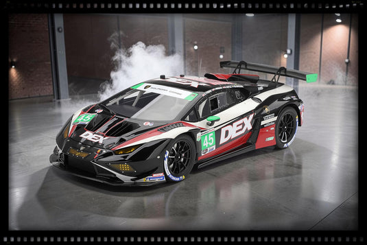 LAMBORGHINI HURACAN GT3 EVO2 #45 DEX WAYNE TAYLOR RACING DAYTONA 24 HRS 2026 TOP SPEED 1:18