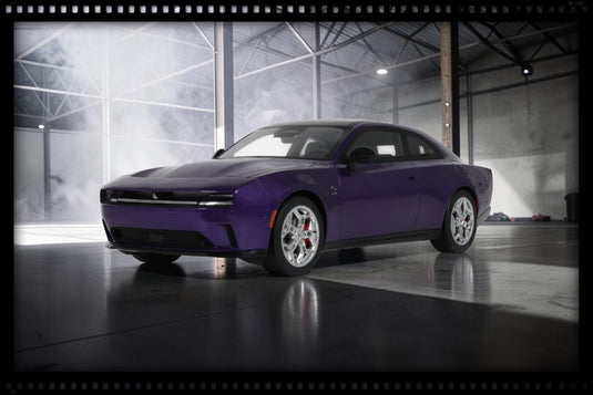 DODGE CHARGER DAYTONA R/T PLUM CRAZY 2024 GT SPIRIT 1:18