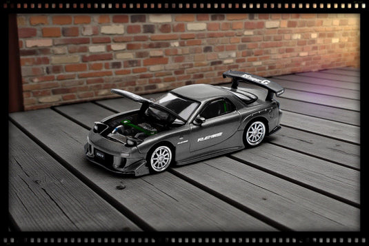 Mazda RX7 RE-AMEMIYA Gray POP RACE 1:64