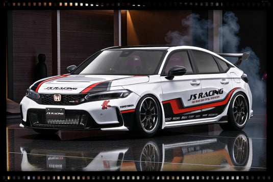 HONDA CIVIC TYPE-R J'S RACING (FL5) WHITE IGNITION MODEL 1:18