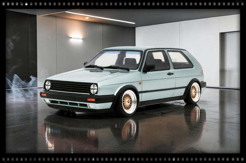 Chargez l'image dans la visionneuse de la galerie, VOLKSWAGEN GOLF II GTI "STANCE" VERT CALYPSO 1991 OTTOmobile 1:18
