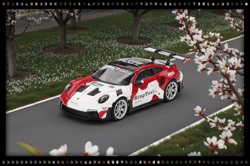 Load image into Gallery viewer, Porsche 911 (992) GT3 RS WEISSACH RING TAXI 2025 (LHD) MINI GT 1:64

