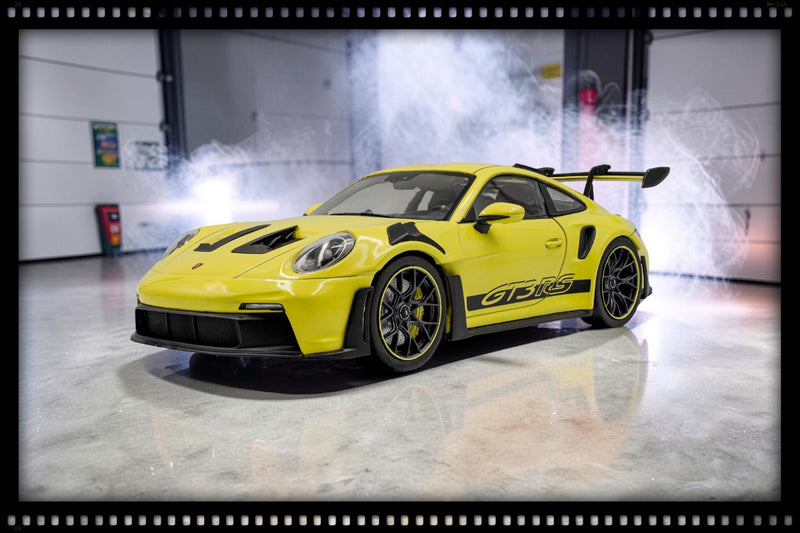 Load image into Gallery viewer, PORSCHE 911 GT3 RS SOLIDO WORKS NEON LIME 2024 SOLIDO 1:18

