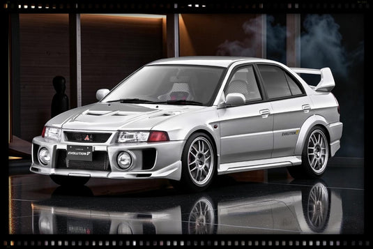 MITSUBISHI LANCER EVOLUTION V (CP9A) SILVER IGNITION MODEL 1:18