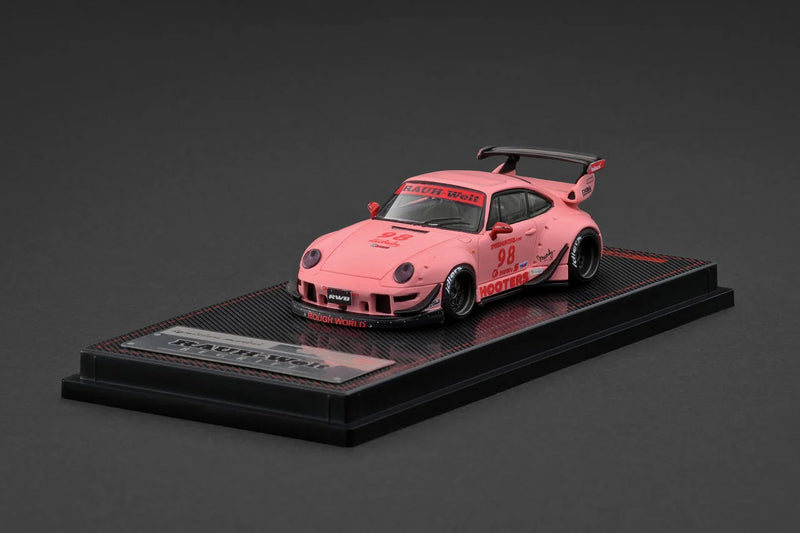 Chargez l'image dans la visionneuse de la galerie, PORSCHE RWB 993 ROSE MAT IGNITION MODEL 1:64
