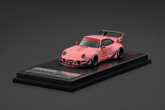 PORSCHE RWB 993 ROSE MAT IGNITION MODEL 1:64