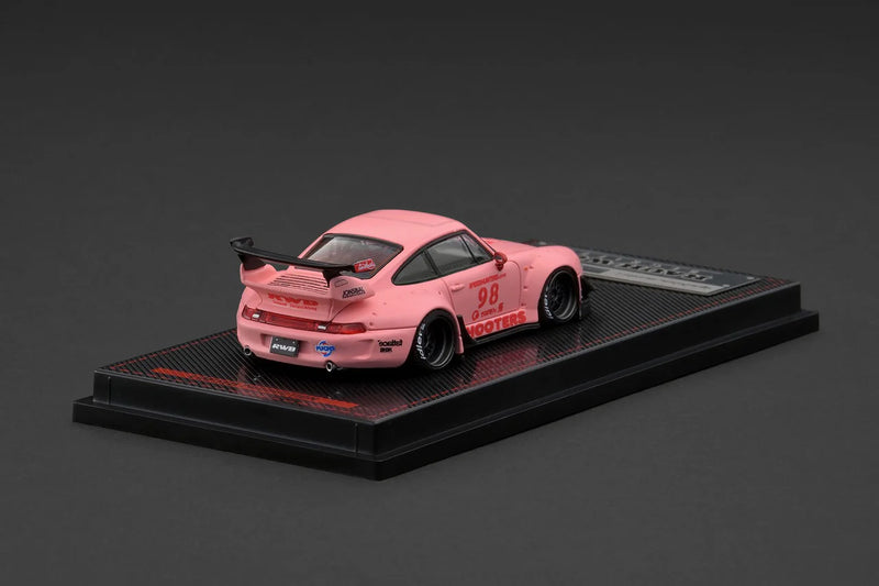 Chargez l'image dans la visionneuse de la galerie, PORSCHE RWB 993 ROSE MAT IGNITION MODEL 1:64
