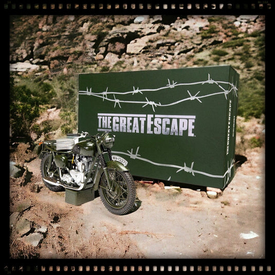 TRIUMPH TR6 TROPHY THE GREAT ESCAPE MOVIE CORGI 1:12