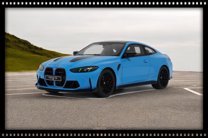 Bmw M4 CS RIVIERA BLUE 2024 GT SPIRIT 1:18