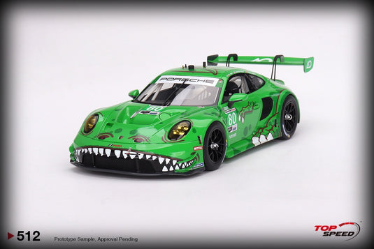 Porsche 911 GT3 R #80 HYETT/JEANNETTE/PRIAULX IMSA 12H SEBRING 2023 TOP SPEED 1:18
