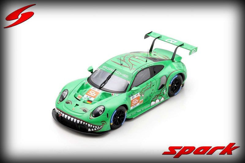 Load image into Gallery viewer, Porsche 911 RSR - 19 Nr.56 PROJECT 1 - LE MANS 24H 2023 PJ HYETT - G. JEANNETTE - M. CAIROLI SPARK 1:12
