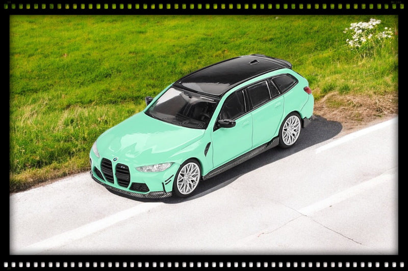 Load image into Gallery viewer, Bmw M3 TOURING (G81) M PERFORMANCE MINT GREEN 2022 (LHD) MINI GT 1:64
