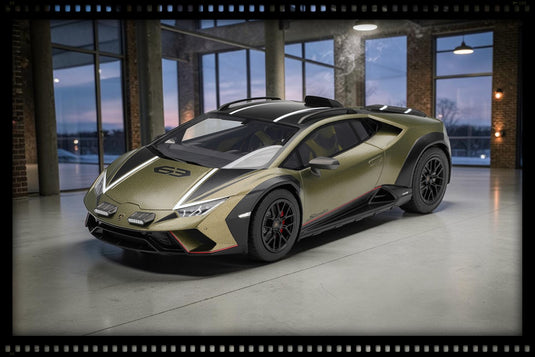 LAMBORGHINI HURACAN STERRATO MATGROEN GEA 2024 TOP SPEED 1:18