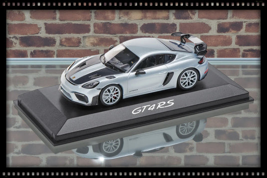 Porsche 718 CAYMAN GT4 RS Gris PORSCHE DEALERMODEL 1:43