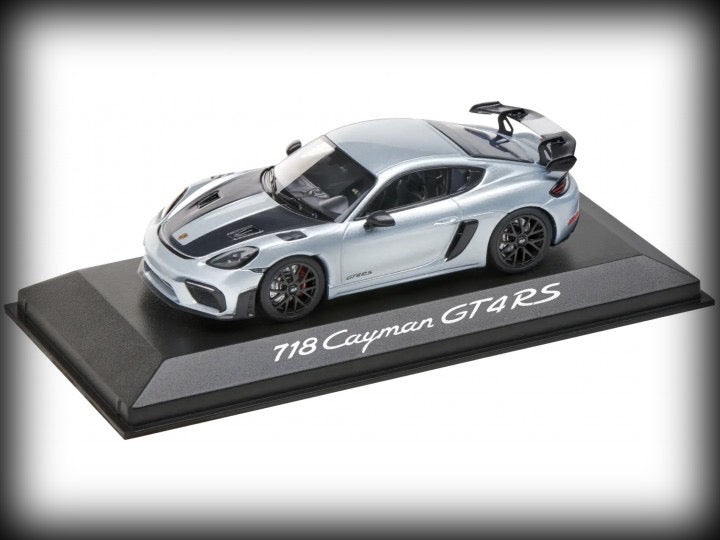 Load image into Gallery viewer, Porsche 718 CAYMAN GT4 RS Grey PORSCHE DEALERMODEL 1:43
